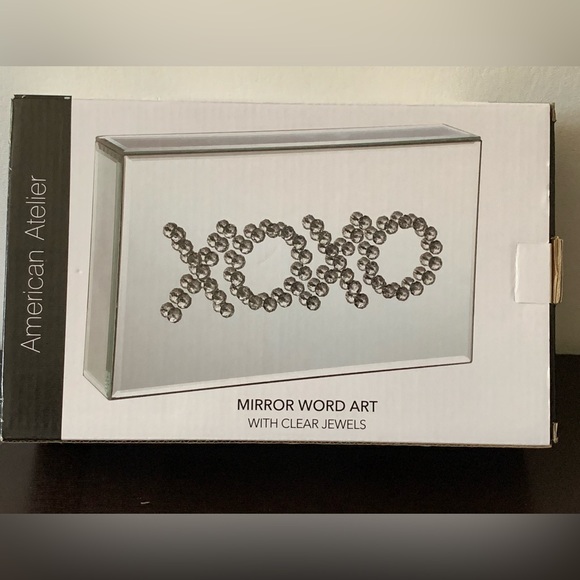 American Atelier Wall Decor American Atelier Mirror Word Art With